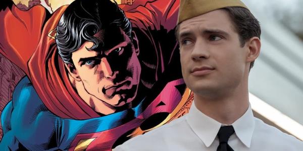 Superman from DC Comics and David Corenswet in Netflix's Hollywood