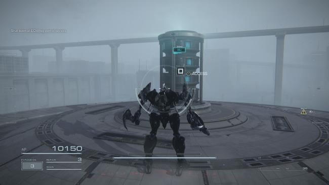 Playing standing next to the second EMC Device in Armored Core 6